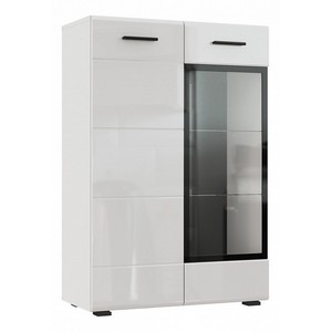 Тумба-витрина Gloss 3 (белый)