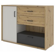 Тумба комбинированная Kubo КМ-120 (дуб артизан)