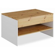 Стол журнальный MODO (белый, дуб артизан)