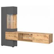 Набор для гостиной (графит серый, дуб вотан)