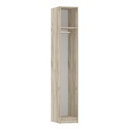 Шкаф платяной Венеция 400 (дуб крафт серый)