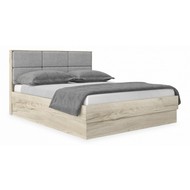 Кровать двуспальная Венеция (дуб крафт серый)