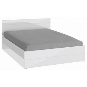 Кровать двуспальная Gloss (белый)