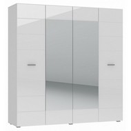 Шкаф четырехдверный платяной Gloss (белый)