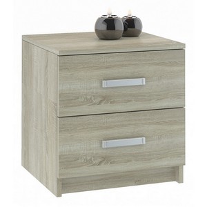 Тумбочка Лофт 420 с 2 ящиками (дуб сонома)