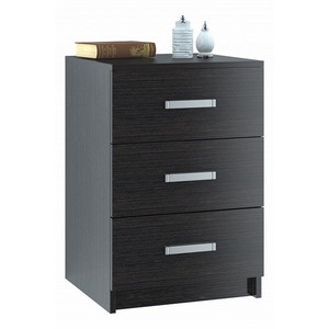 Тумбочка Лофт 420 с 3 ящиками (венге)