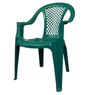 Кресло для дачи Румба зеленое (пластик)