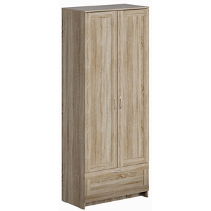 Шкаф для одежды Сириус 2 двери и 1 ящик (сонома)