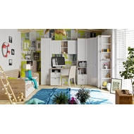 Набор детской мебели Ривьера N5 ГН-241.105, цвет: каркаса - дуб бонифацио, фасада - белый